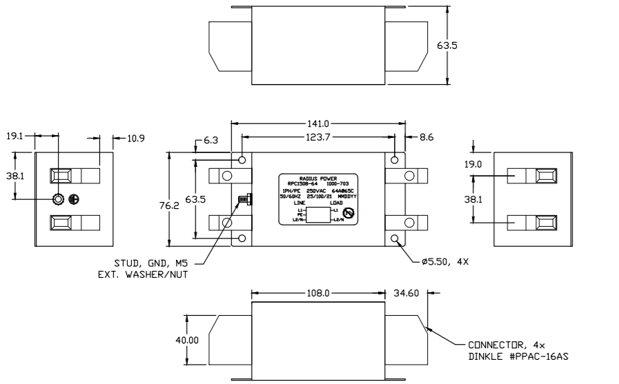 Enphase QLCF2503P Line Communication Filter